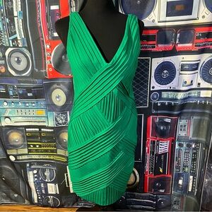 Catherine Malandrino Bodycon Green Dress Women's Size Large